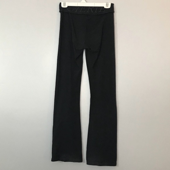 aerie Pants & Jumpsuits | Aerie Dark Gray Fold Over Yoga Pants Xs A348